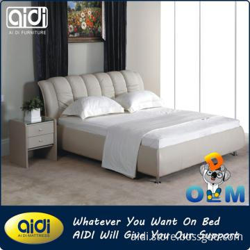 Luxury Comfortabel Leather Bed,New Design Leather Bed Frame
